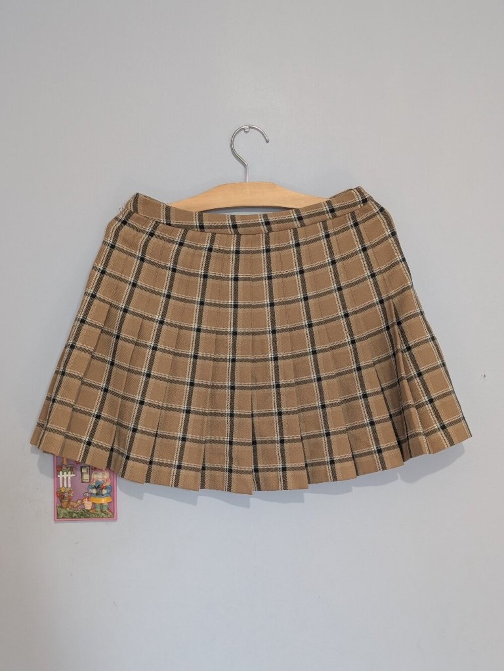 Aritzia Wilfred Juliet Skirt, Sandy Beige/Black, Size 4